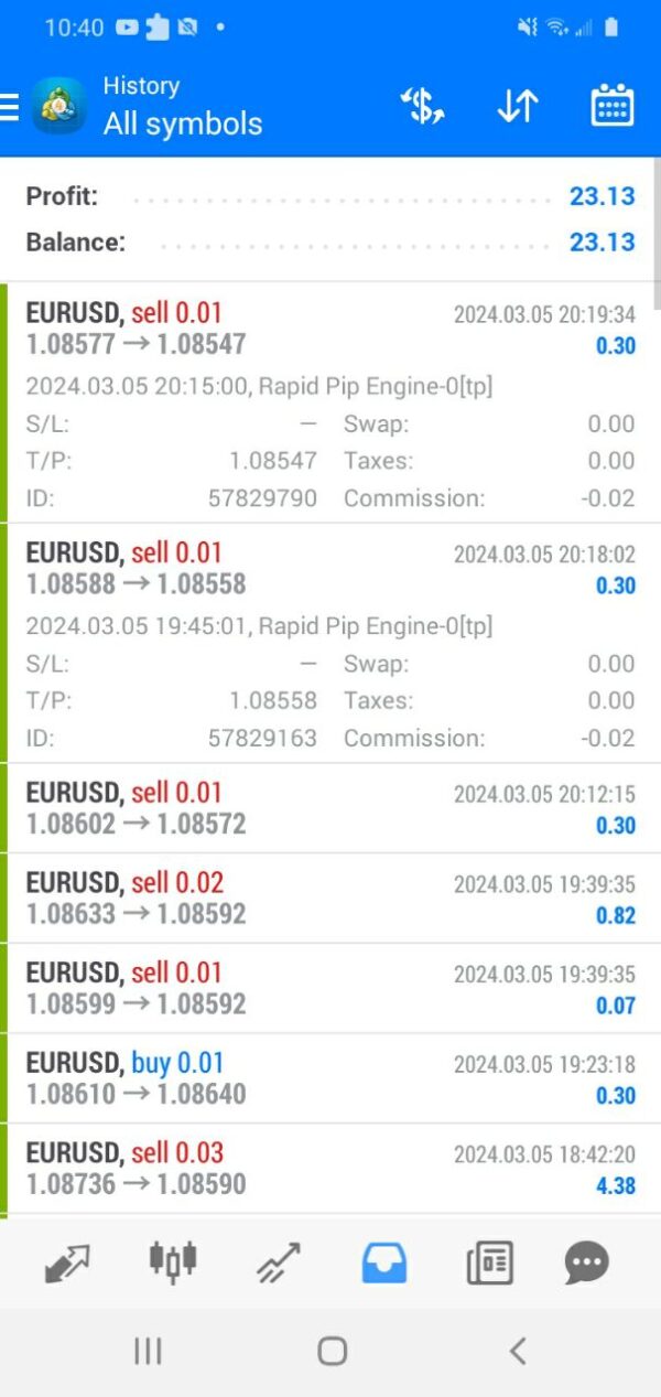 RAPID PIP ENGINE EA